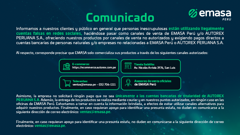 Comunicado EMASA